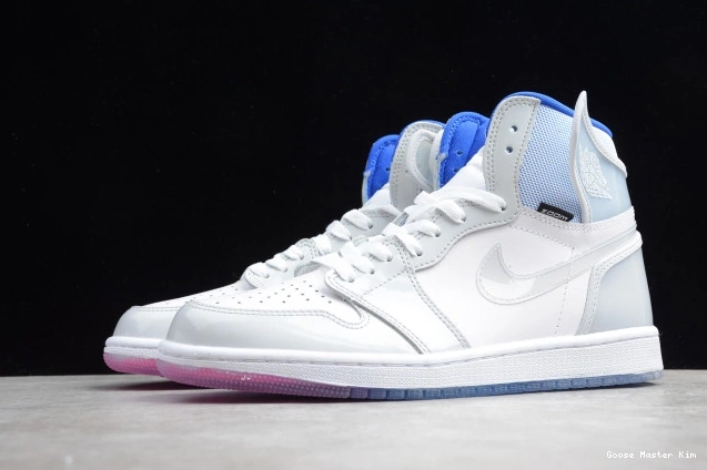 High Jordan Air Retro Zoom 1 Racer Blue White CK6637-104 0814